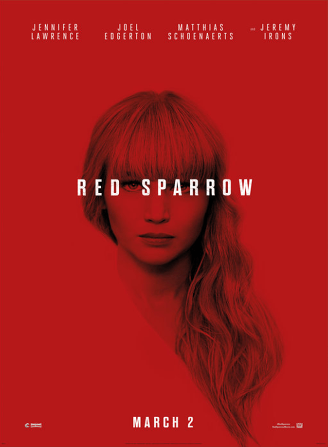 Red Sparrow (2017) Blu-Ray Movie Review By D.M&nbsp;Anderson